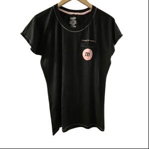 M&M’s World Black Pocket Tee ~ NWT ~ size Large